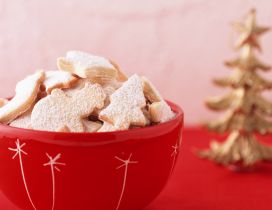 Cup full with Christmas cookies - HD winter wallpaper