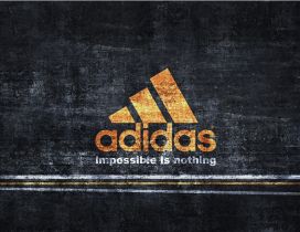 Adidas logo - Impossible is nothing