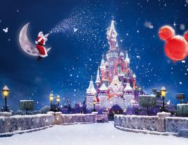 Happy winter holidays on Disneyland Paris - Merry Christmas