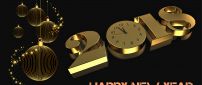 Golden time and a Happy New Year 2018 - HD wallpaper