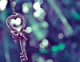The key from my heart - Silver and special Valentines Day