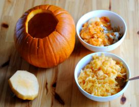 Delicious pumpkin soup - Autumn food