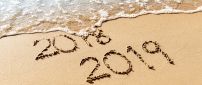 Bye bye 2018- Start a new year - Happy 2019 at the seaside