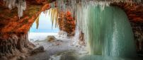 Our nature is wonderful - Frozen Earth cave - winter season
