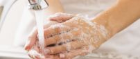 Wash your hands correctly with water and soap