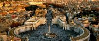 Saint Peter's Square Vatican City Italy country- Visit place