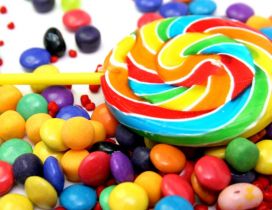 Delicious lollipops - Color flavour sweet candy