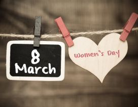 8 March - Happy Women day in the world - HD wallpaper