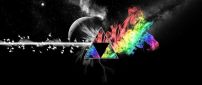 Black planet and rainbow triangle - HD top wallpaper