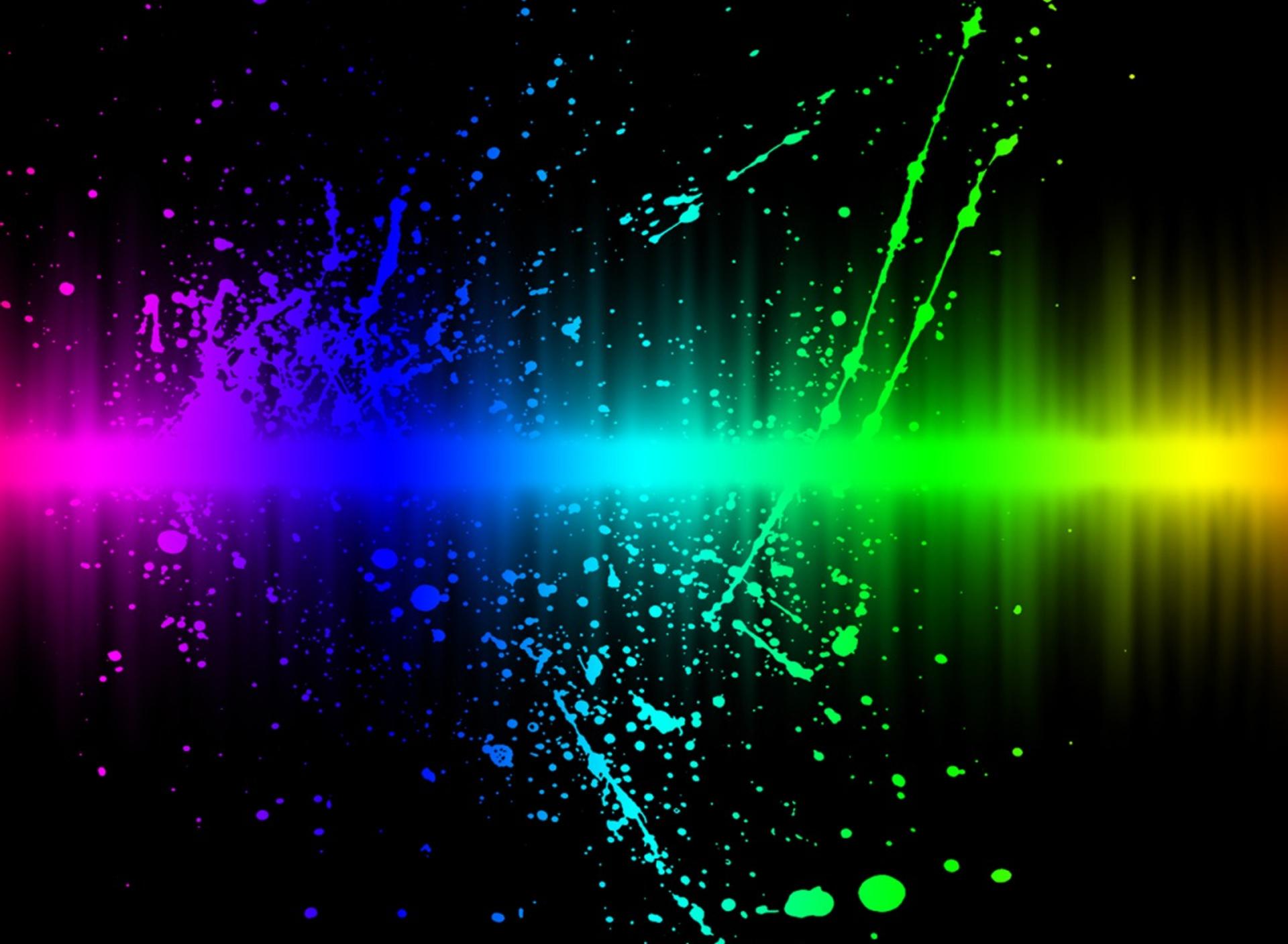 Colors explosion - Abstract 3D wallpaper