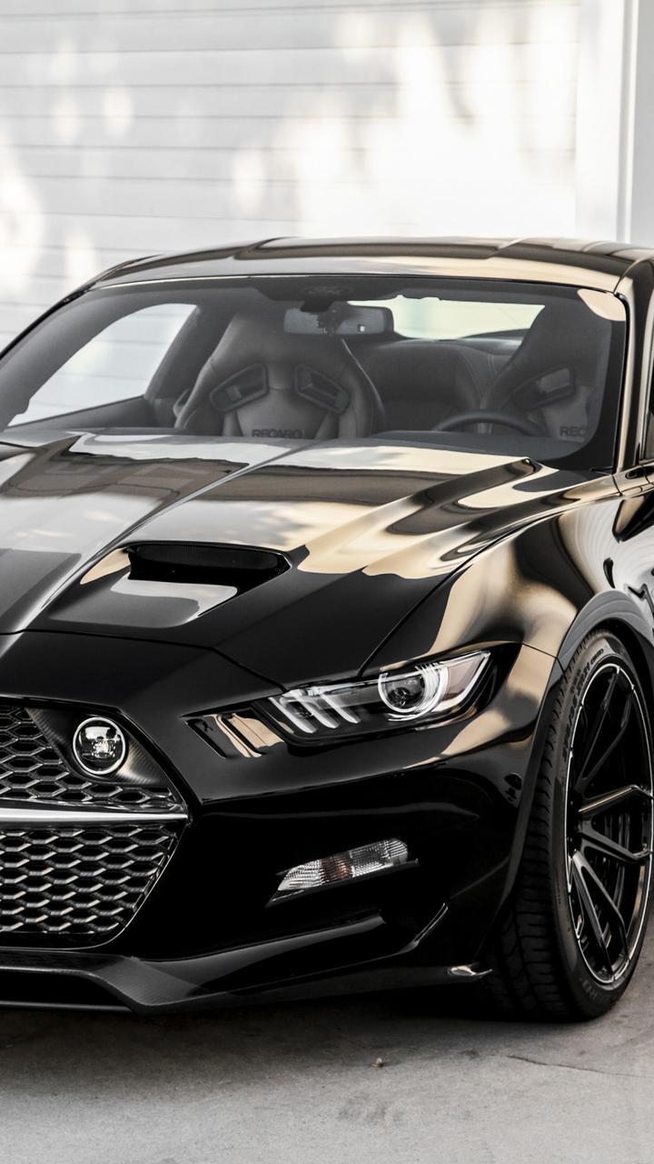 Ford Mustang Black Wallpaper