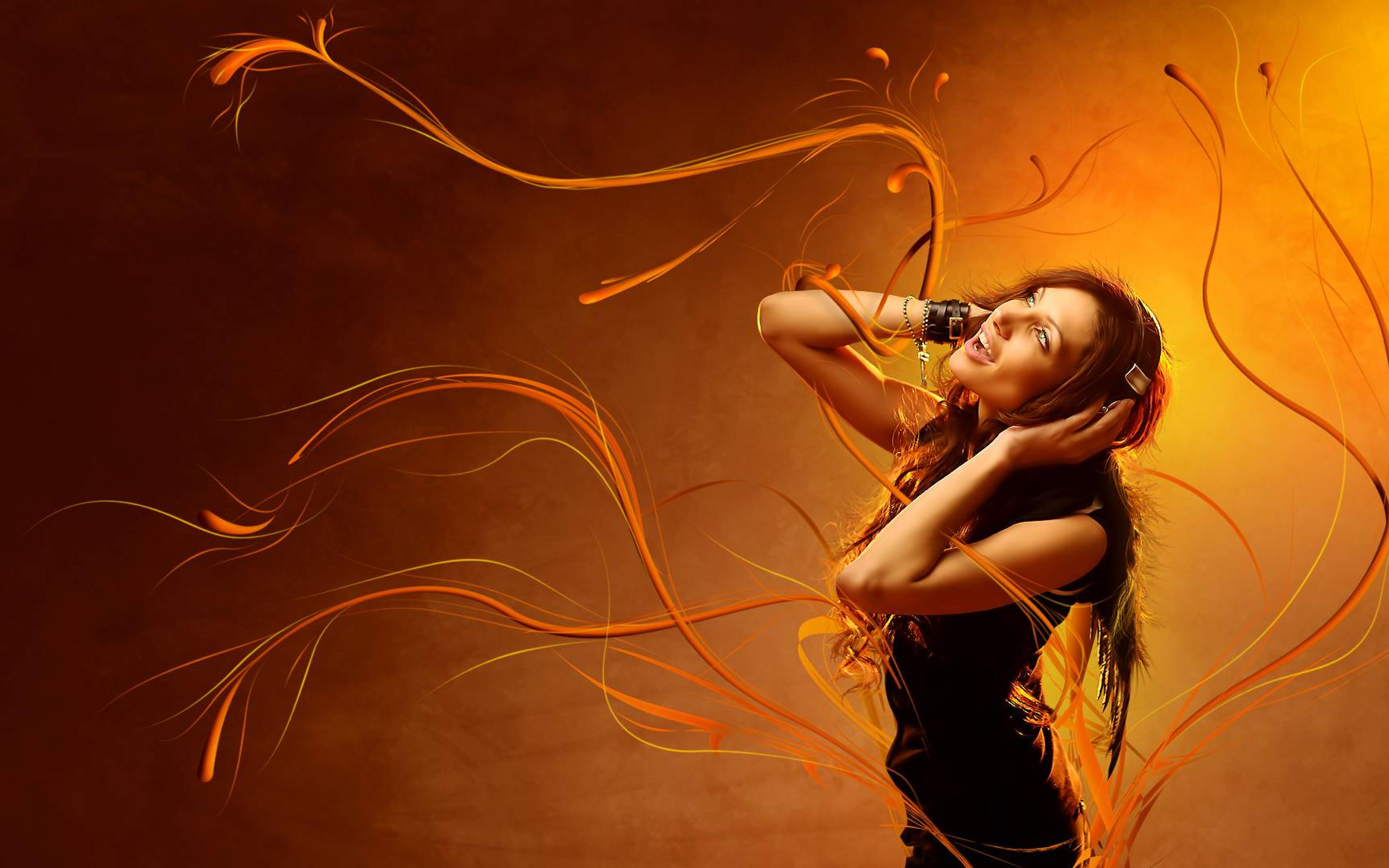 Listen your favourite music and dance Wallpaper Download ...