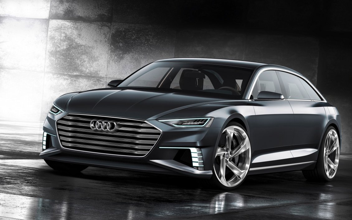 Download Wallpaper Gray Audi Prologue Avant Concept