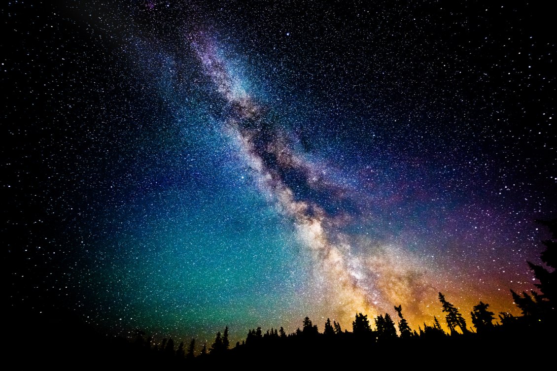 Download Wallpaper Beautiful Night Sky and Stars Photography