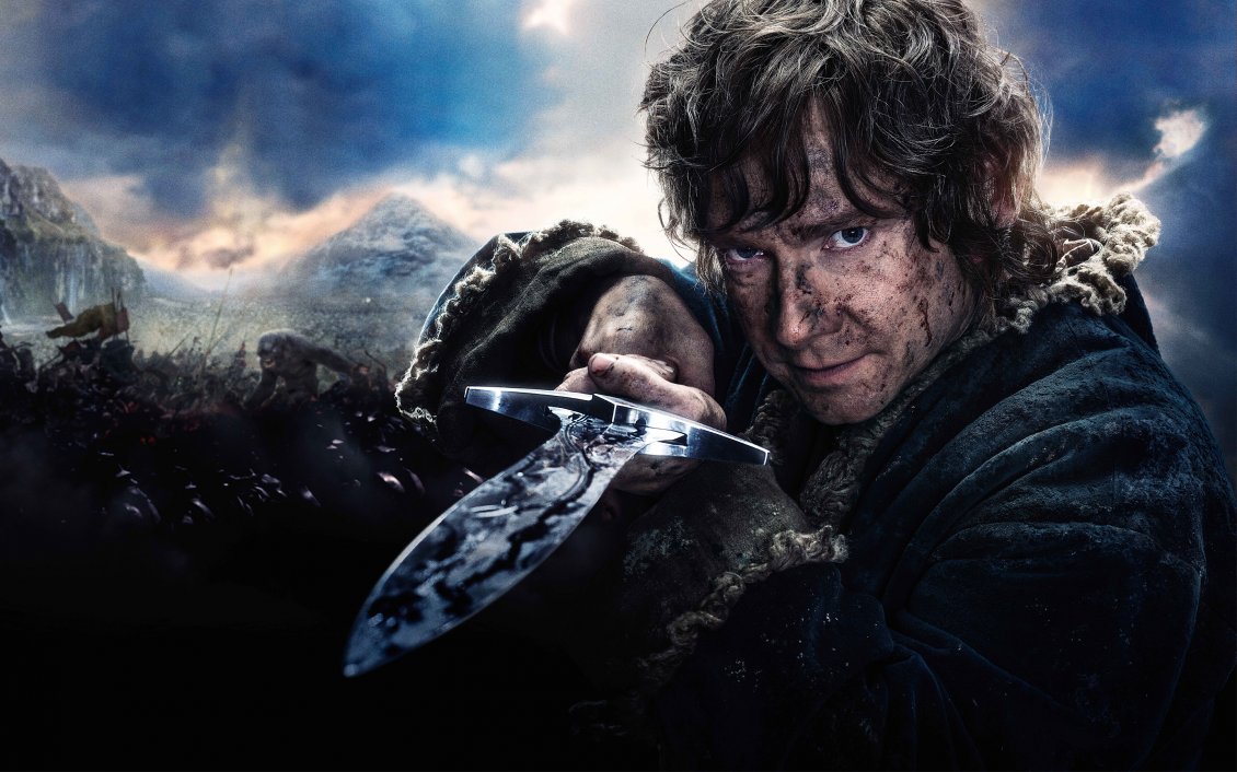 Download Wallpaper Bilbo Baggins - The Hobbit 3 movie