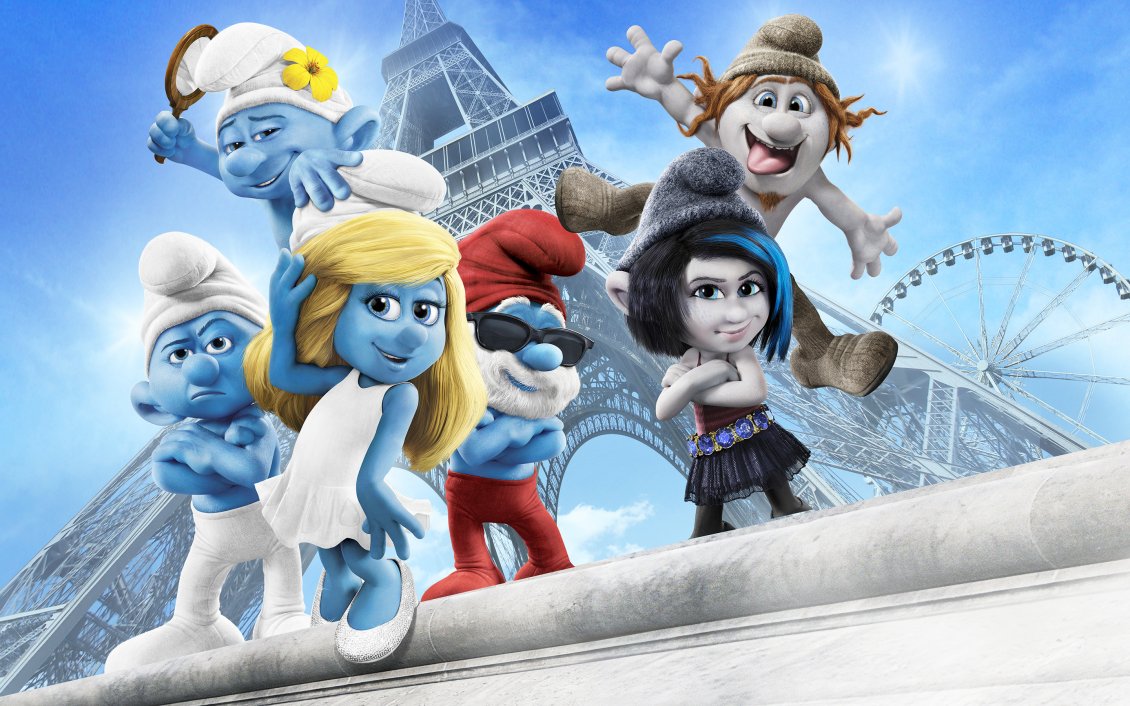 Download Wallpaper The smurfs 2 - Animation movie