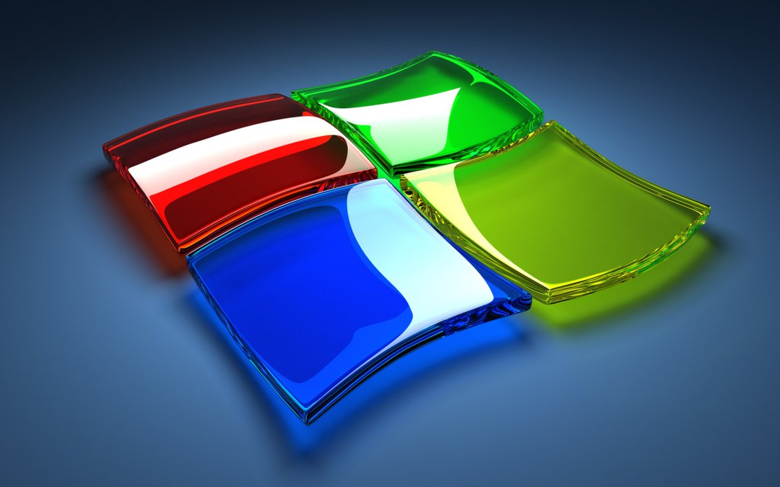 Download Wallpaper Windows 7 logo - 3D  Wallpaper