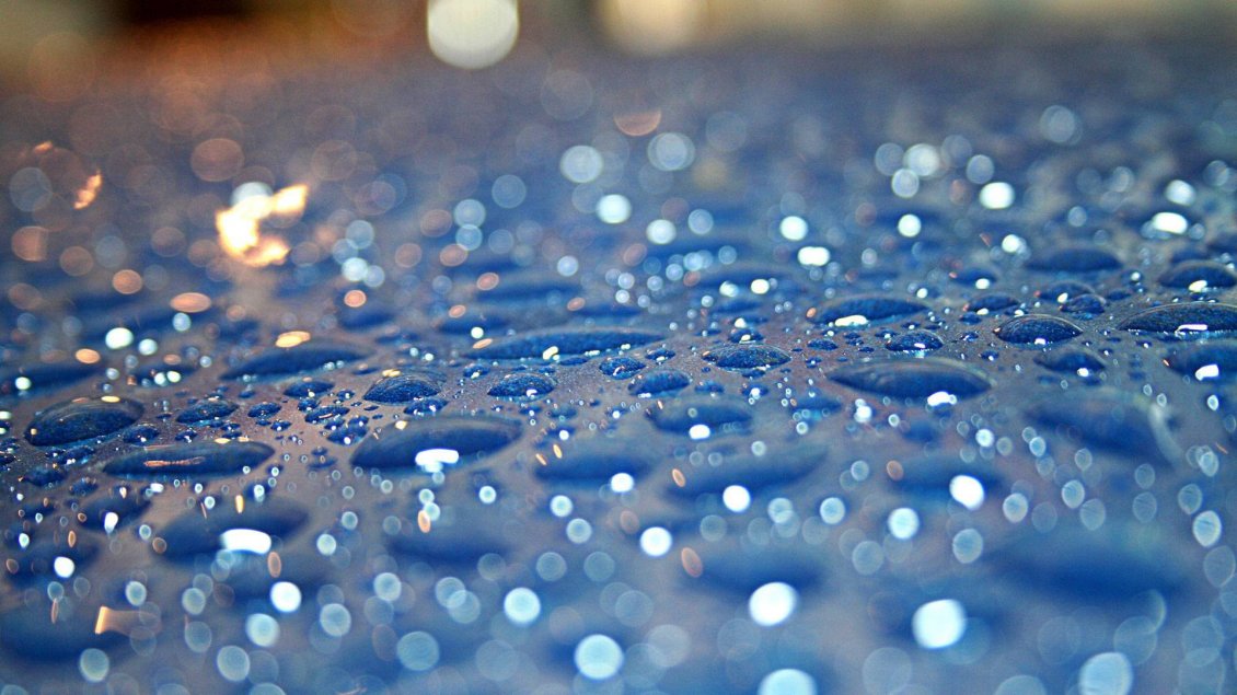 Download Wallpaper Raindrops on the road