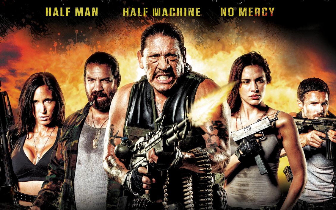 Download Wallpaper Half man half machine no mercy - movie 2015
