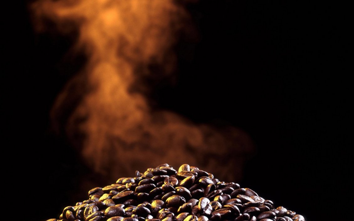 Download Wallpaper Baked coffee beans HD