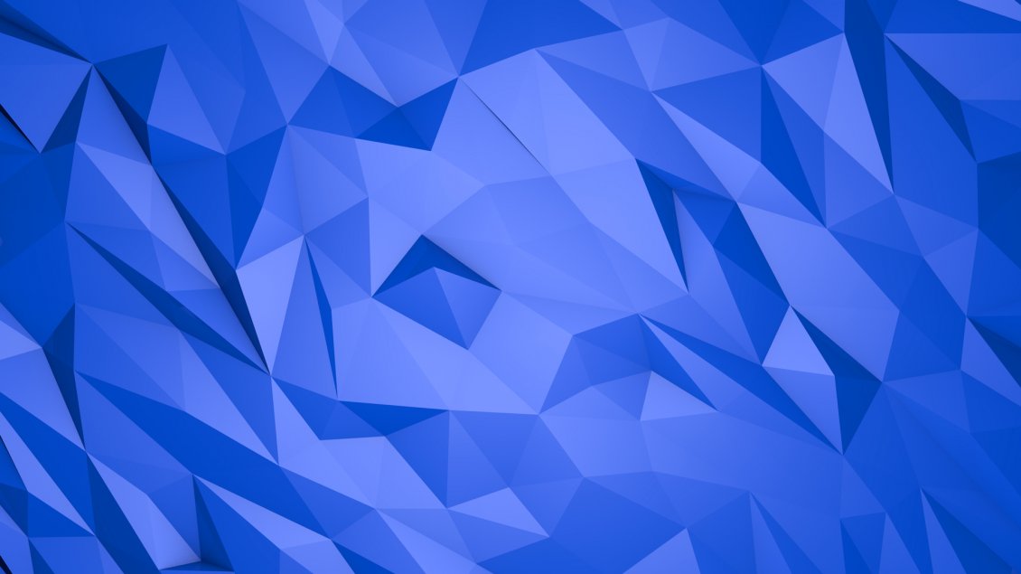 Download Wallpaper Abstract blue triangles - 3D wallpaper