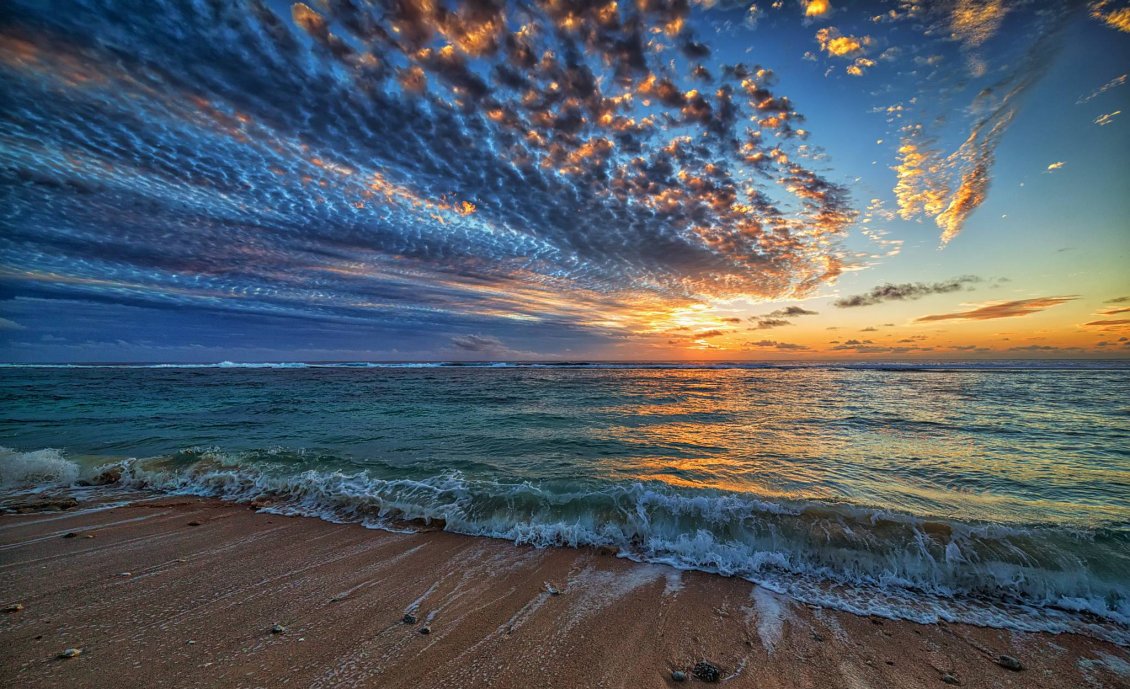 Download Wallpaper Cook islands sunset