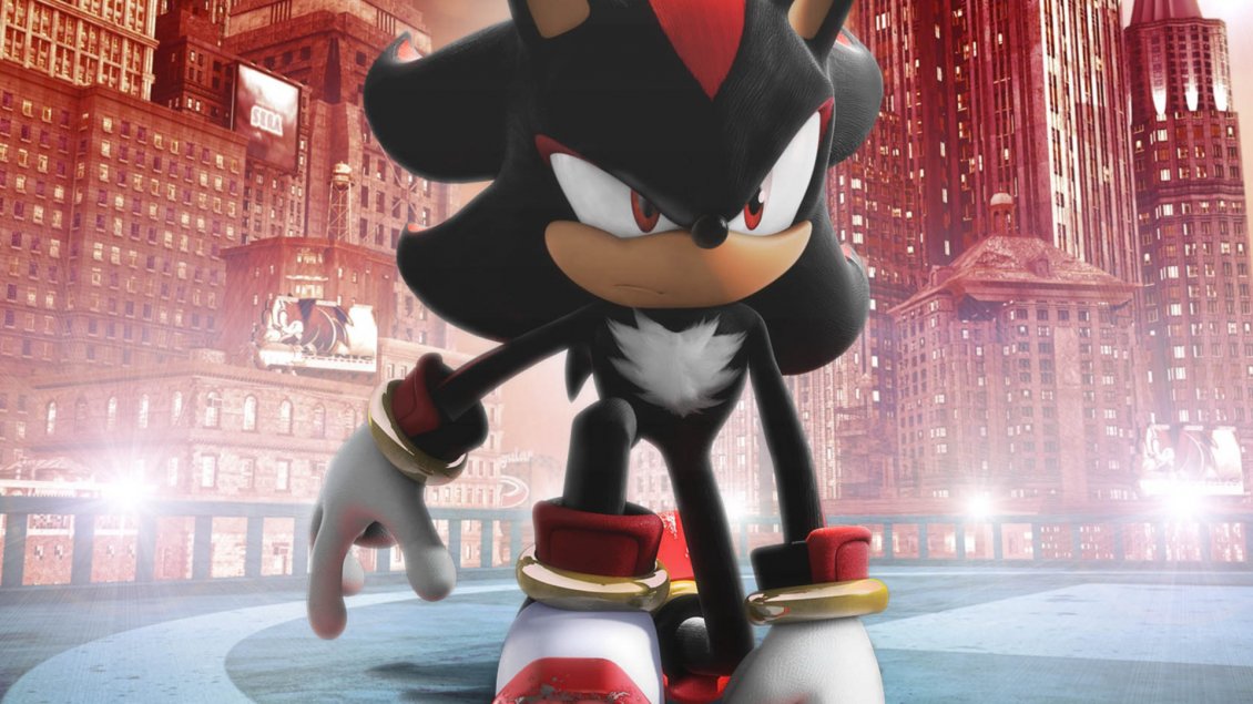 Download Wallpaper Black and angry Sonic
