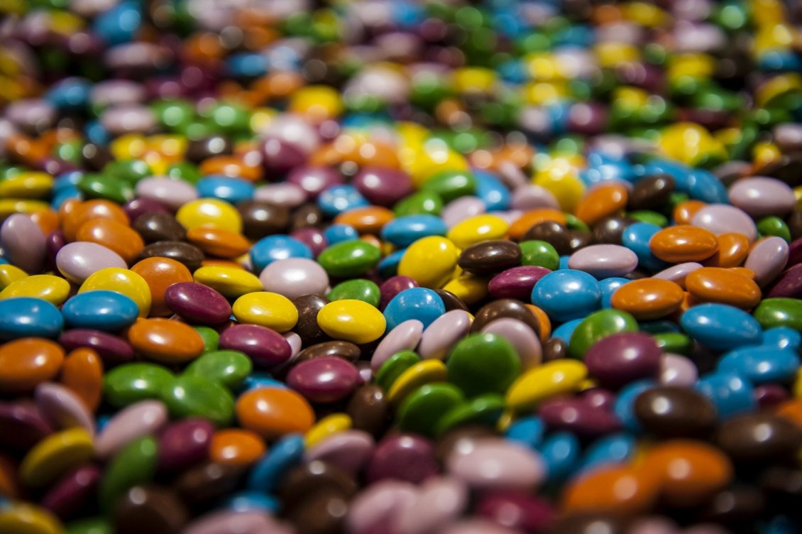Download Wallpaper Colorful m&m's chocolate candy