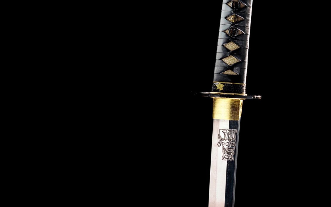 Download Wallpaper Samurai sword close up