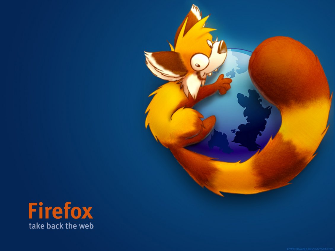 Download Wallpaper Firefox logo - take back the web