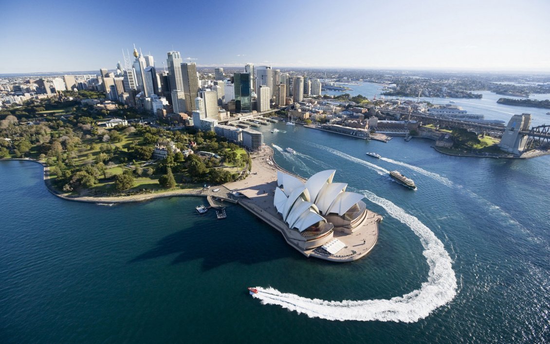 Download Wallpaper Beautiful landscape from Sydney City of Australia