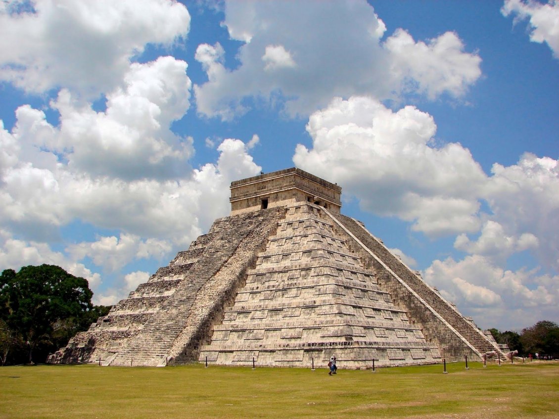 Download Wallpaper Wonders of the world - Maya archaeological heritage in Mexic
