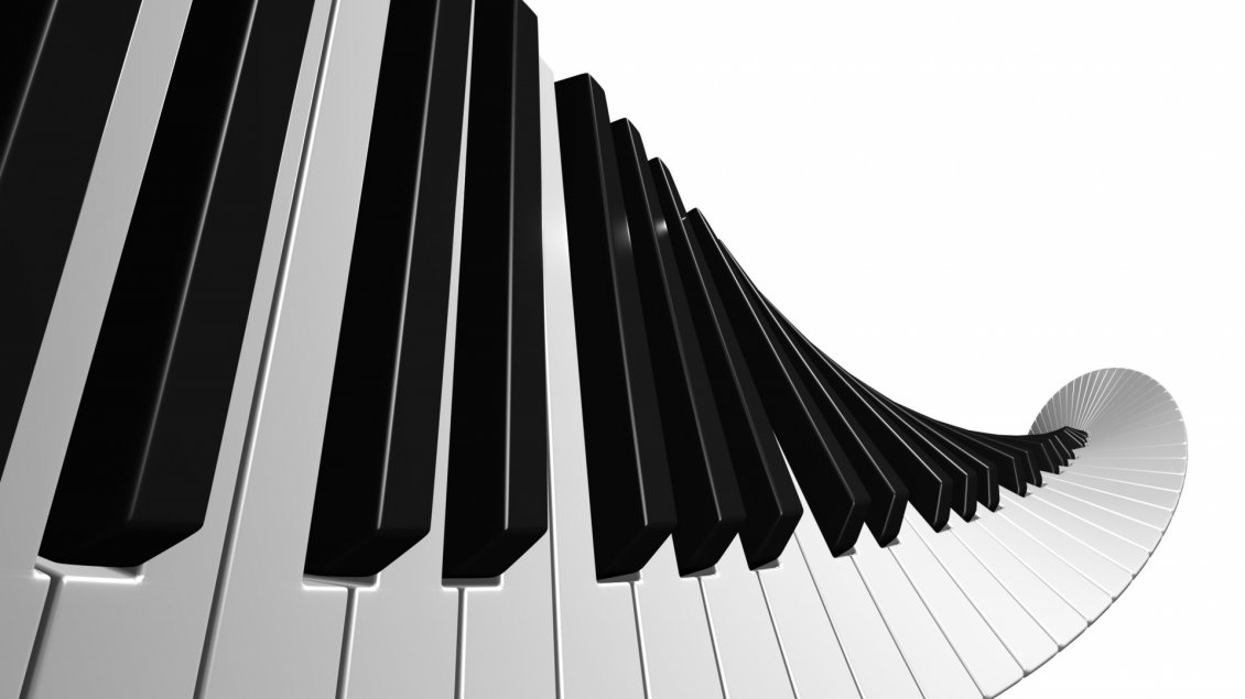 Download Wallpaper Abstract piano keys - White and black wallpaper