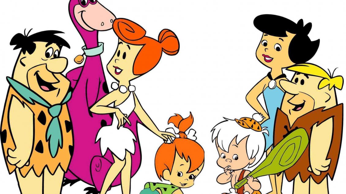 Download Wallpaper Flinstone family - Childhood Cartoons