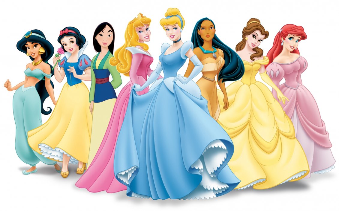 Download Wallpaper Disney princess - Cartoon characters