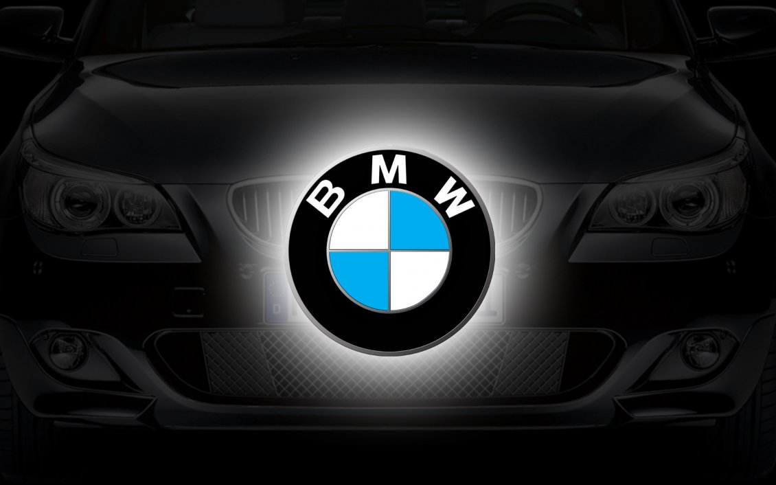 Download Wallpaper BMW logo - White, blue and black symbol