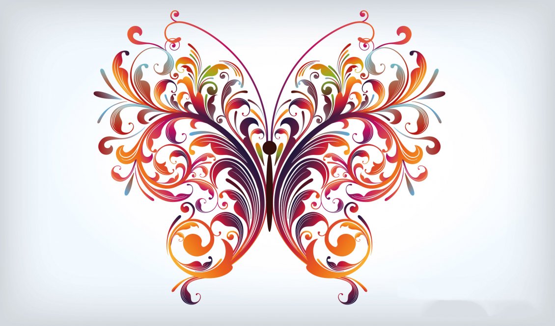 Download Wallpaper A beautiful graphic design - Butterfly wallpaper