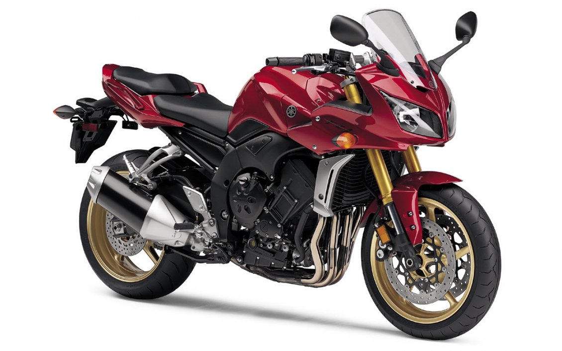 Download Wallpaper Red and black Yamaha Fz1 Motorcycle