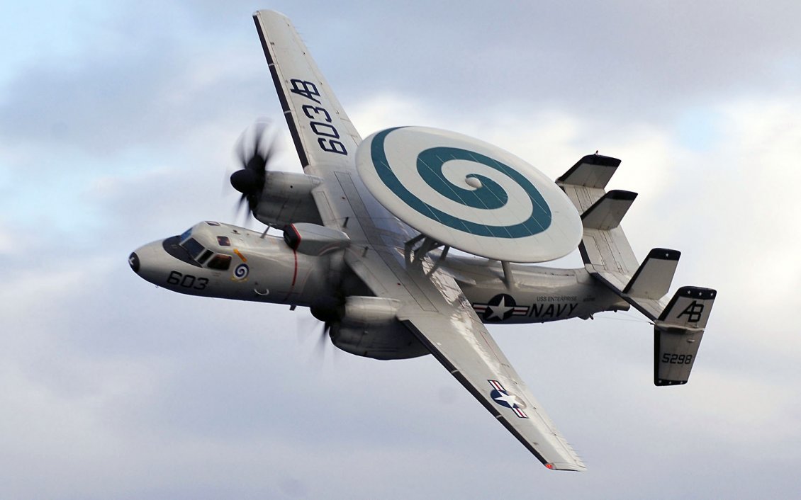 Download Wallpaper Northrop Grumman E-2 Hawkeye Airplane