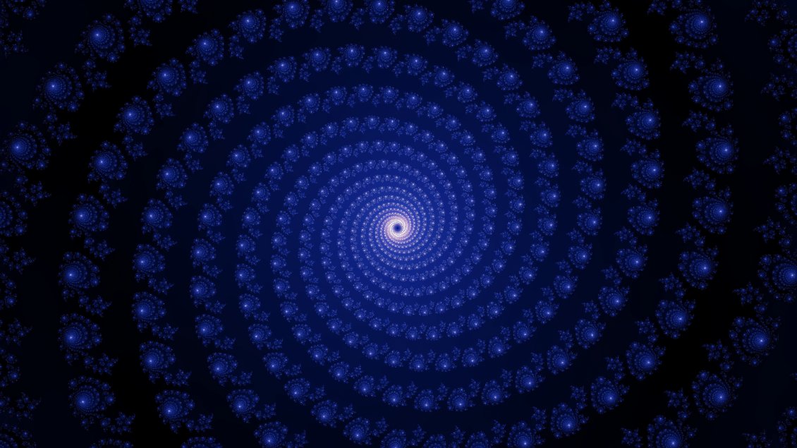 Download Wallpaper Spiral made of blue pearls - Abstract wallpaper