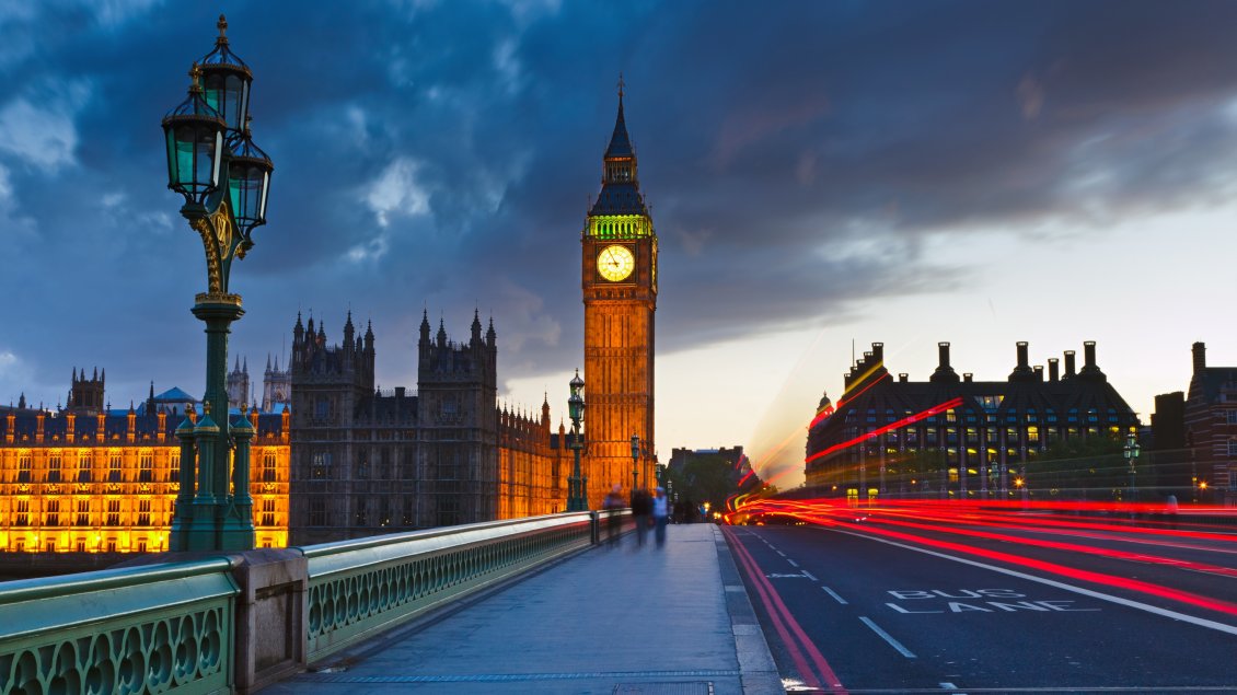 Download Wallpaper Palace of Westminster and the Big Ben