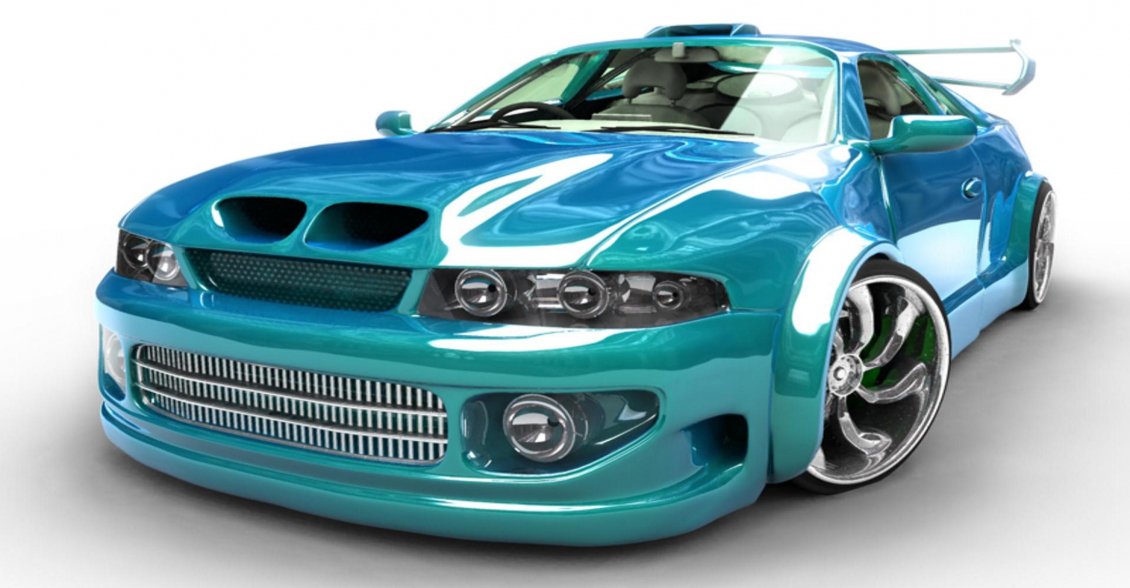 Download Wallpaper Blue Nissan Skyline - Beautiful sport car