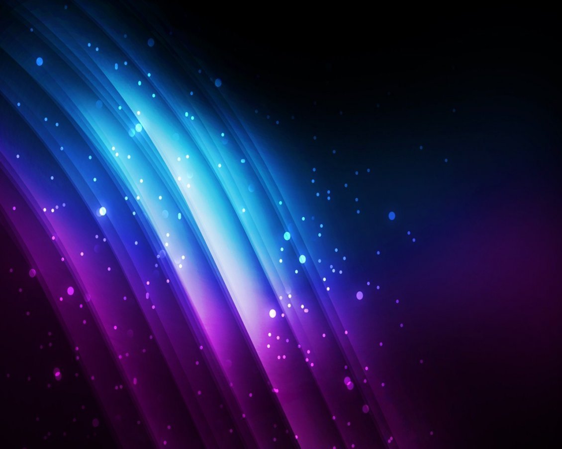 Download Wallpaper Blue and purple dots and lines lit