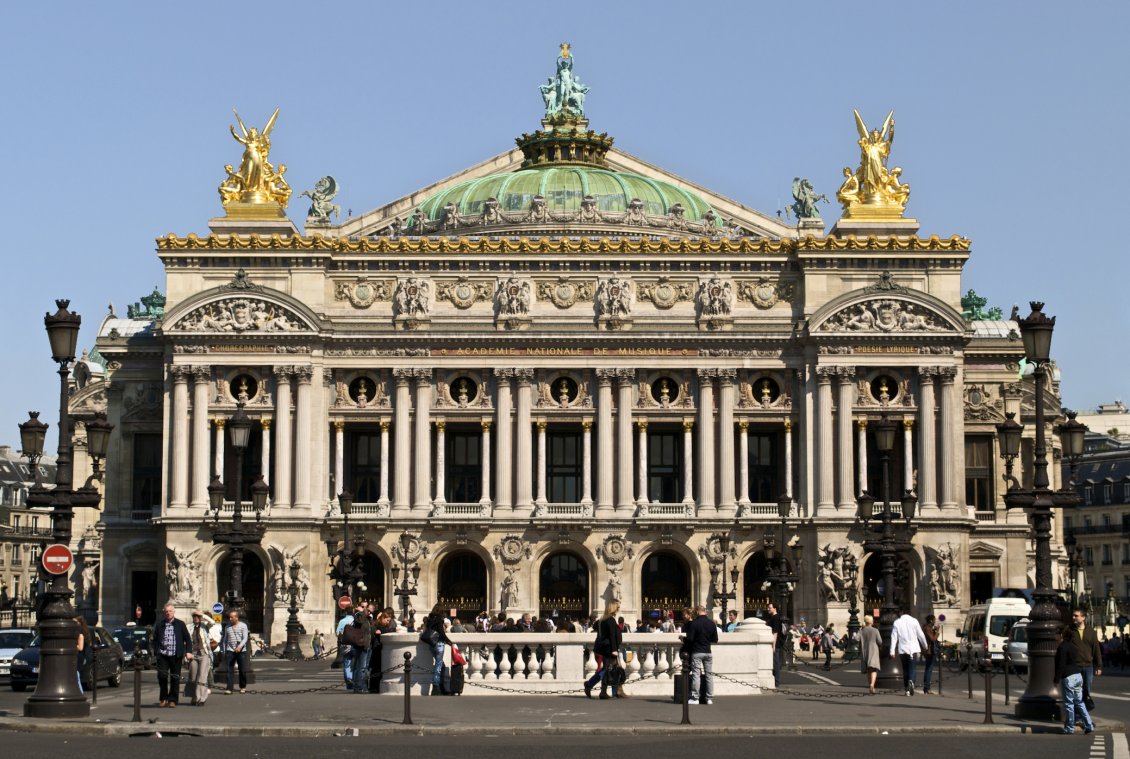 Download Wallpaper The Paris Opera House - Opéra Garnier