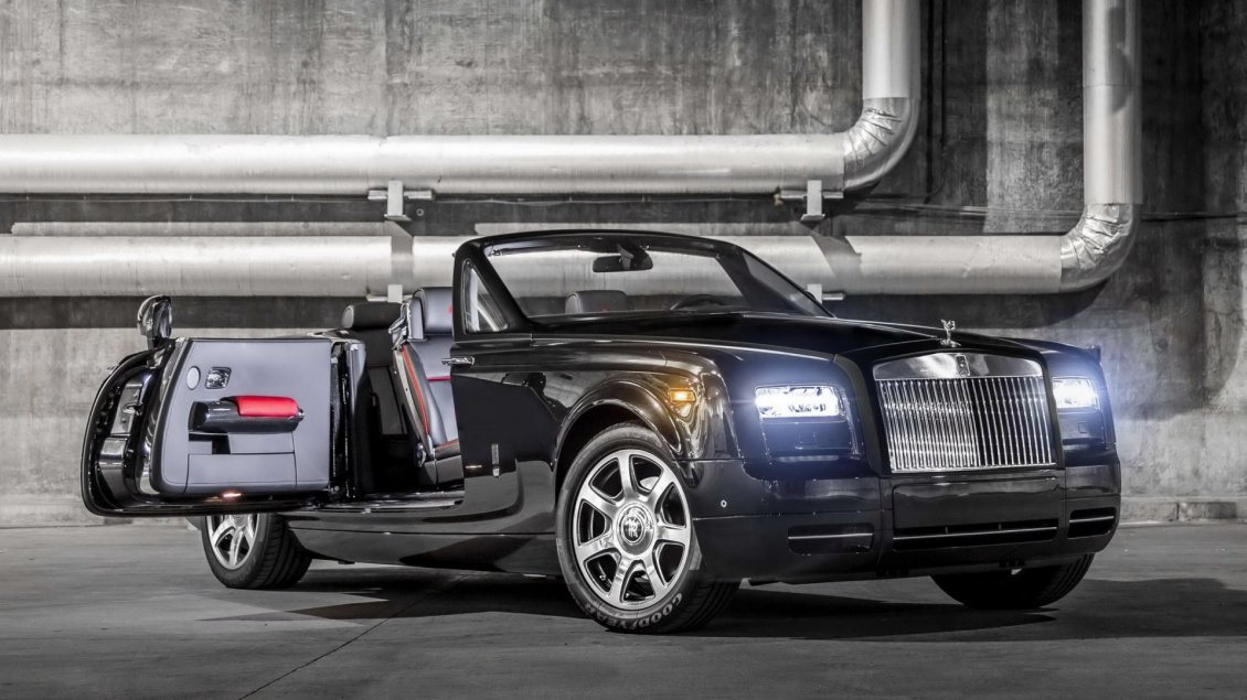 Download Wallpaper Convertible Rolls Royce Phantom Drophead