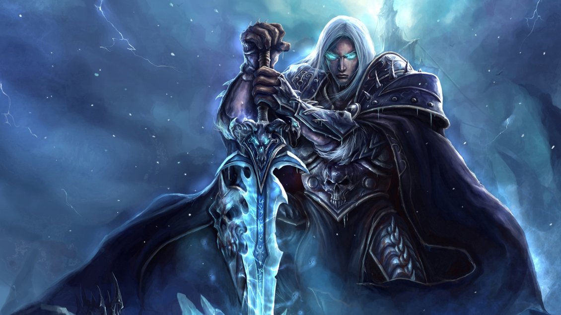Download Wallpaper World of Warcraft, Lich King - Game wallpaper