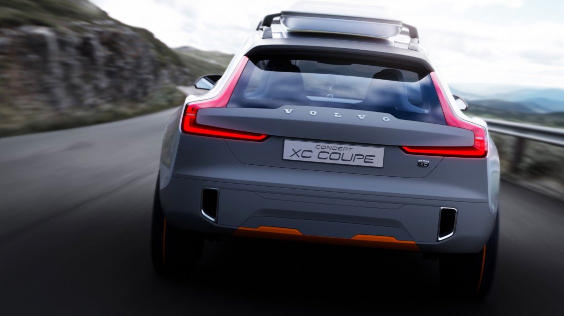 Download Wallpaper Gray Stunning Volvo Concept XC Coupe
