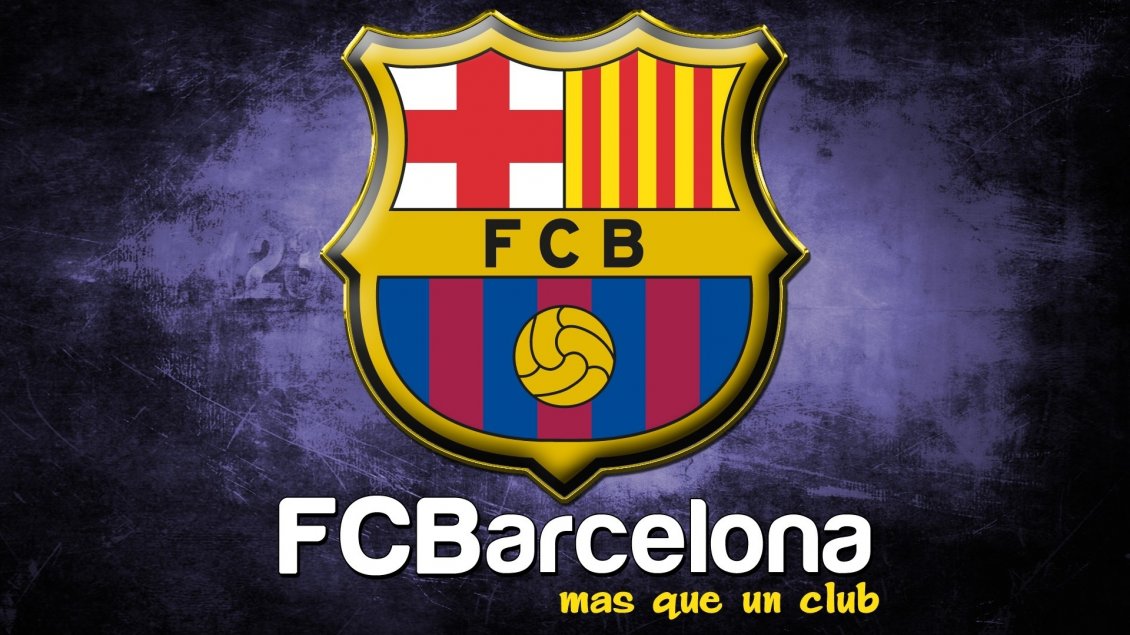 Download Wallpaper Logo of FC Barcelona football club