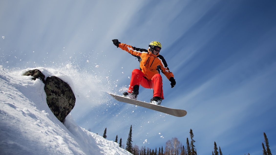 Download Wallpaper Extreme snowboarder - Extreme sport wallpaper