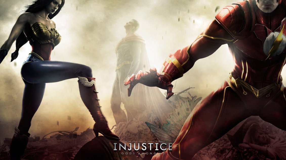 Download Wallpaper Characters of Injustice Gods Among Us Game